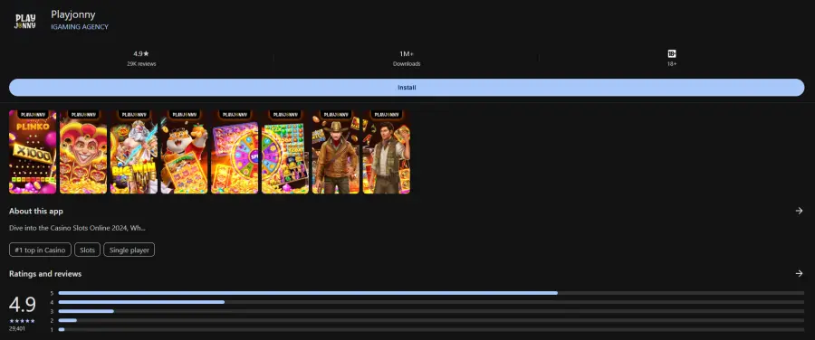 Play jonny app